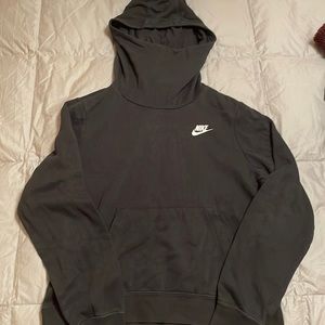 Black Nike hoodie.